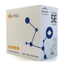 Solarix SXKD-5E-FTP-PVC CAT5E FTP, PVC, 305m