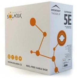 LAN kábel SOLARIX CAT5E FTP PE, predaj na metre