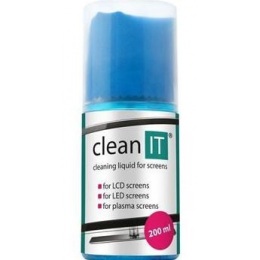 CLEAN IT CL-180, Čistiaci sprej na obrazovky s utierkou 200 ml